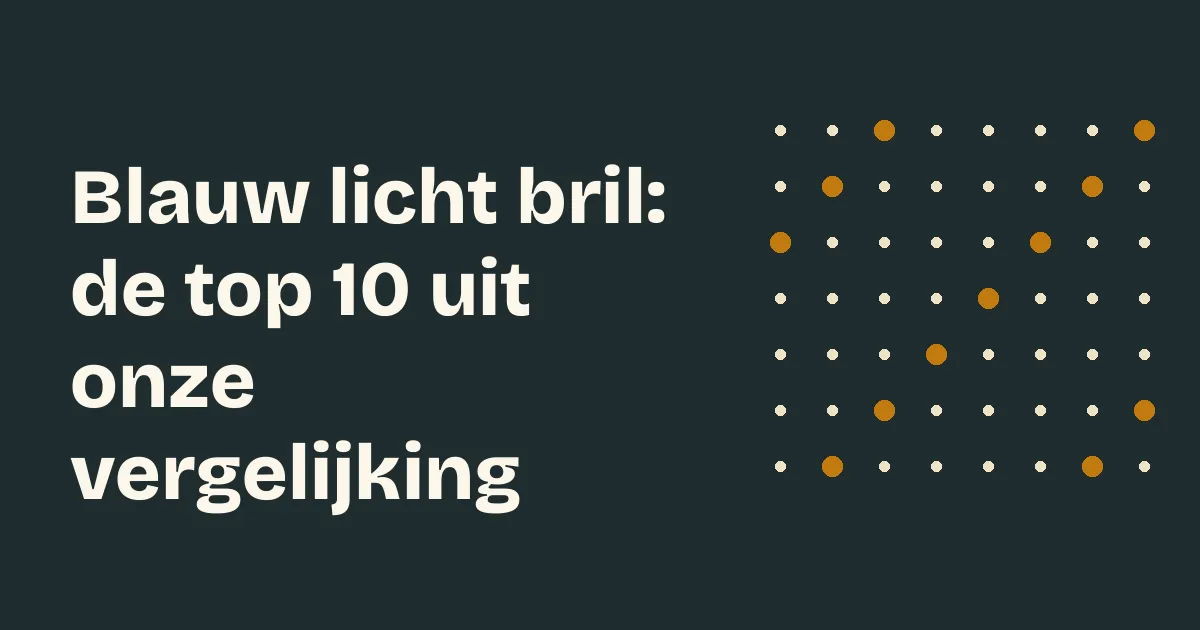 Blauw licht bril