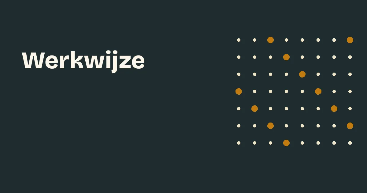 Werkwijze